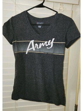 womens gray T-shirt ARMY west point SMALL